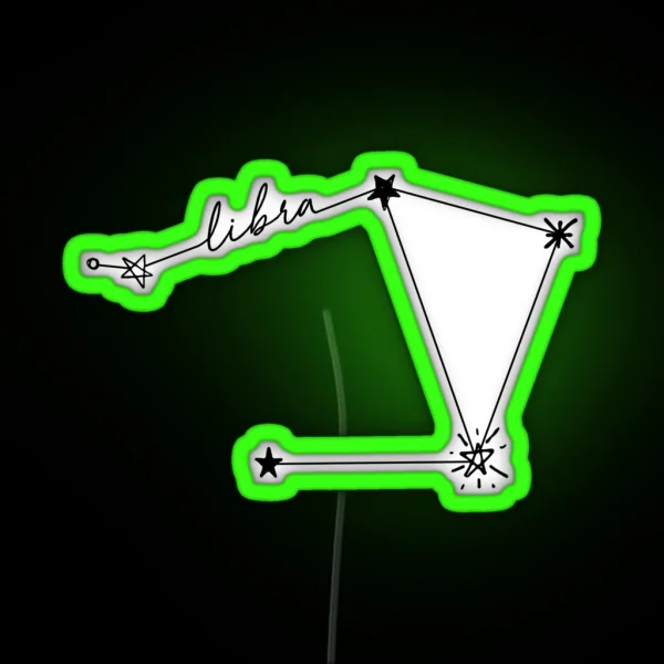 Libra Constellation Drawing Led RGB Neon Sign