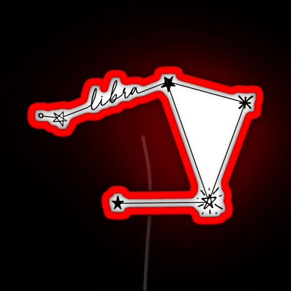 Libra Constellation Drawing Led RGB Neon Sign