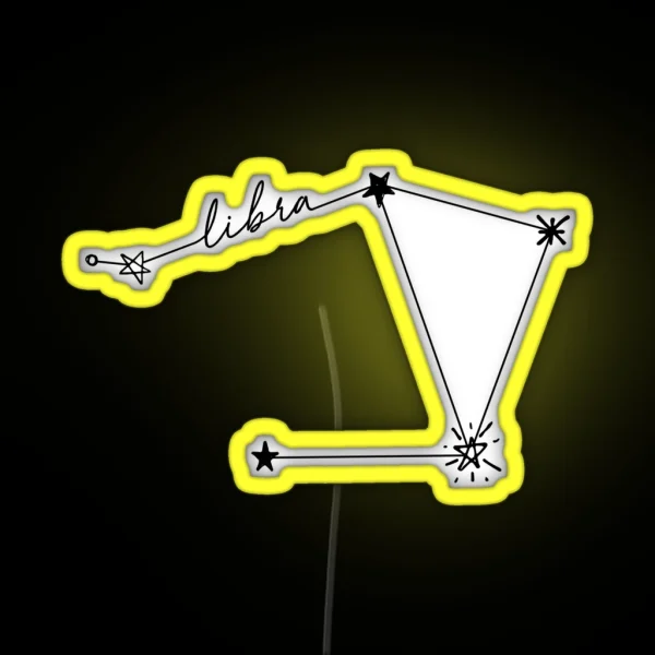 Libra Constellation Drawing Led RGB Neon Sign