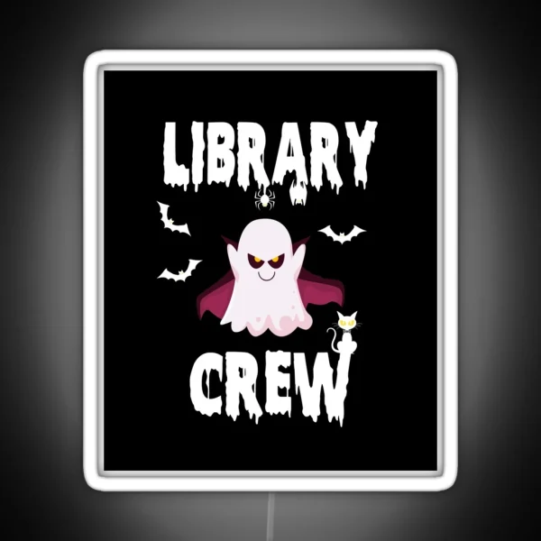 Library Boo Crew RGB Neon Sign