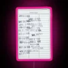 Vibrant library theme LED display featuring borrow stamp design