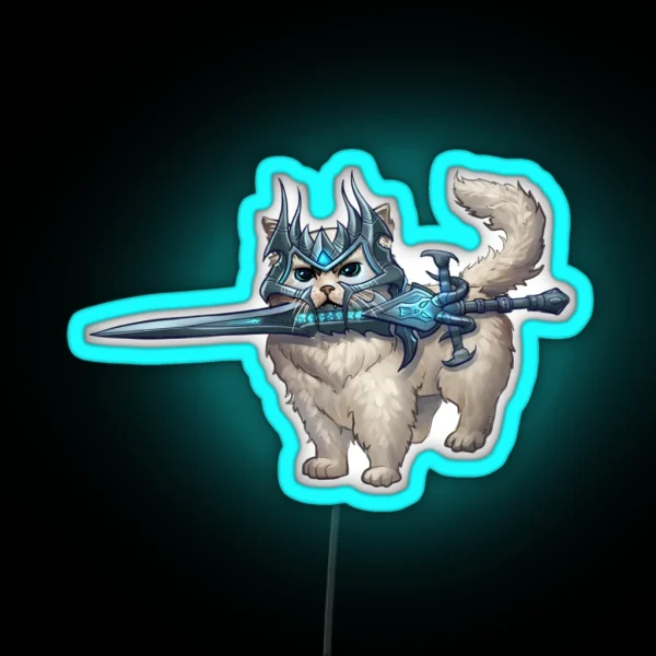 Lich Cat RGB Neon Sign