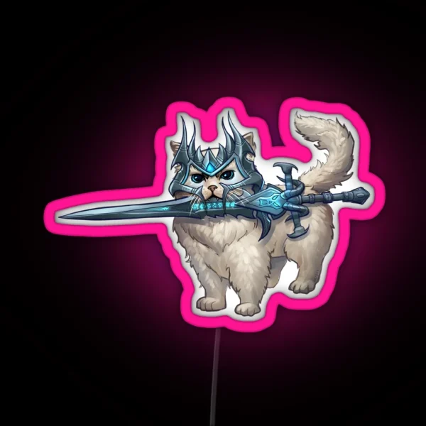 Lich Cat RGB Neon Sign