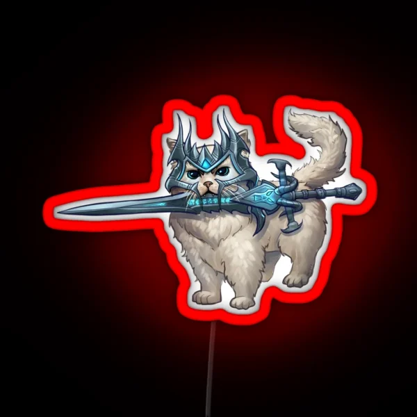 Lich Cat RGB Neon Sign