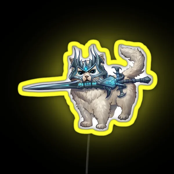 Lich Cat RGB Neon Sign