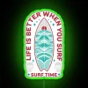 Vibrant Neon Sign Brings Coastal Vibes to Home Decor Interiors
