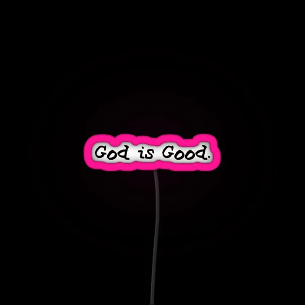 Life Is Good God Is Good RGB Neon Sign