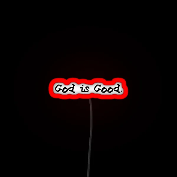 Life Is Good God Is Good RGB Neon Sign