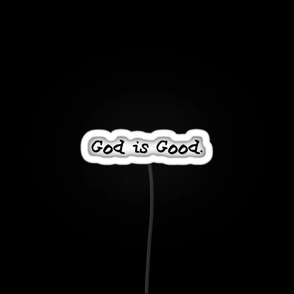 Life Is Good God Is Good RGB Neon Sign