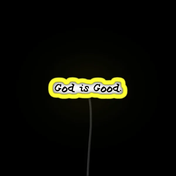 Life Is Good God Is Good RGB Neon Sign
