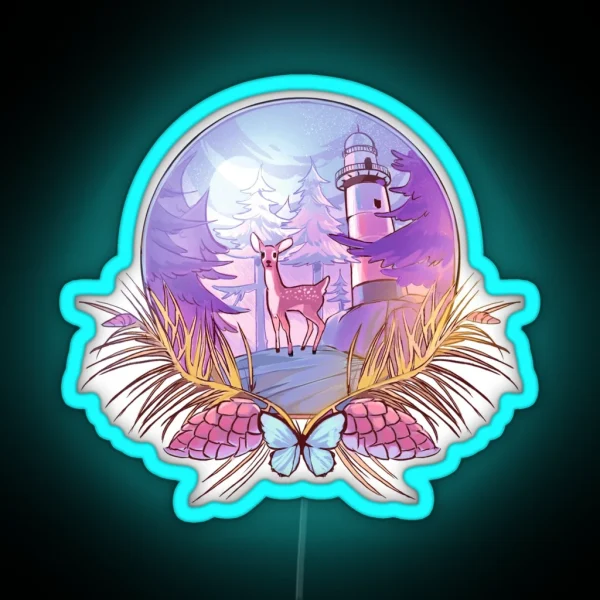 Life Is Strange Snow Globe RGB Neon Sign