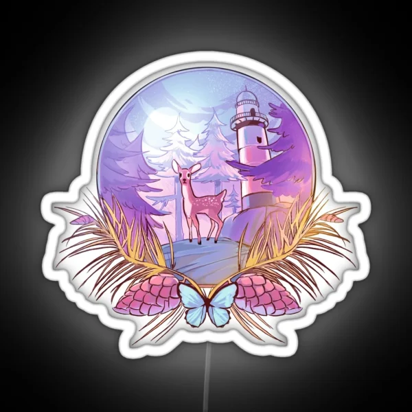 Life Is Strange Snow Globe RGB Neon Sign