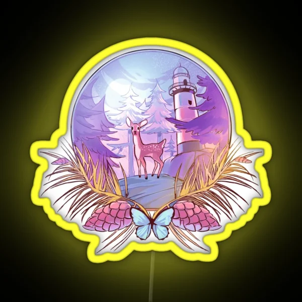 Life Is Strange Snow Globe RGB Neon Sign