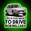 Add Vibrant Personality to Your Garage with This Neon Car Sign