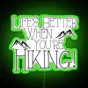 Outdoor Adventure Inspired Retro Glow Decorative Neon Sign with RGB Lighting