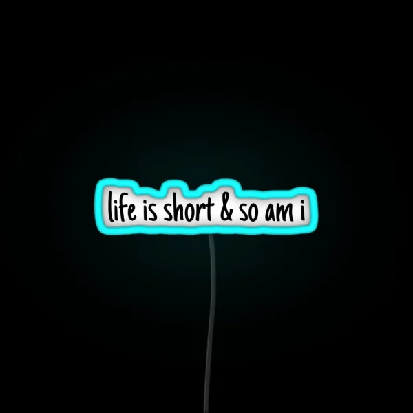 Lifei S Short And So Am I RGB Neon Sign
