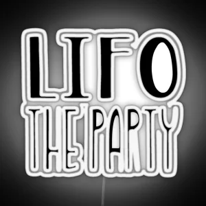 LIFO The Party Led Funny Accounting Led And Gifts RGB Neon Sign