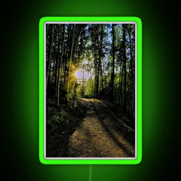 Light At The End Of The Trail RGB Neon Sign