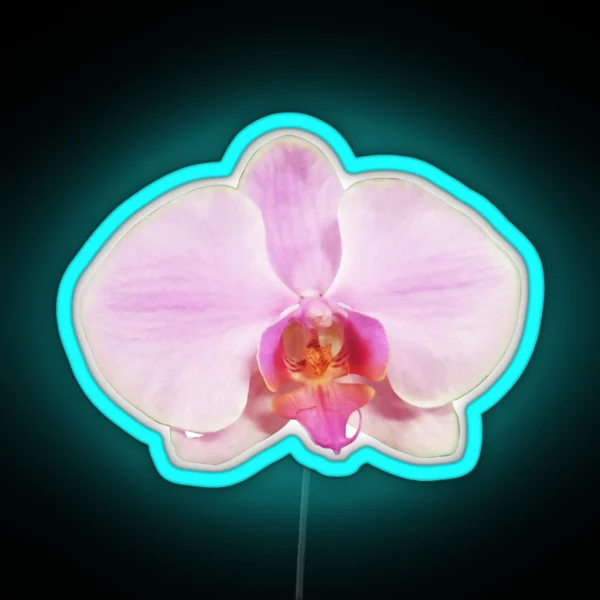 Light Pink Phalaenopsis RGB Neon Sign