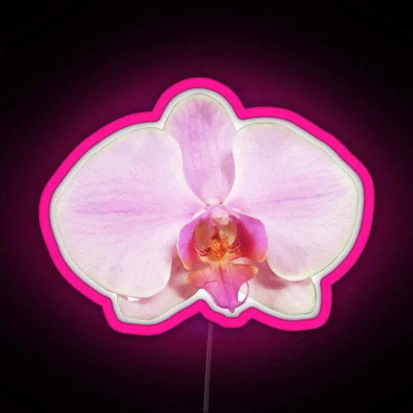 Light Pink Phalaenopsis RGB Neon Sign