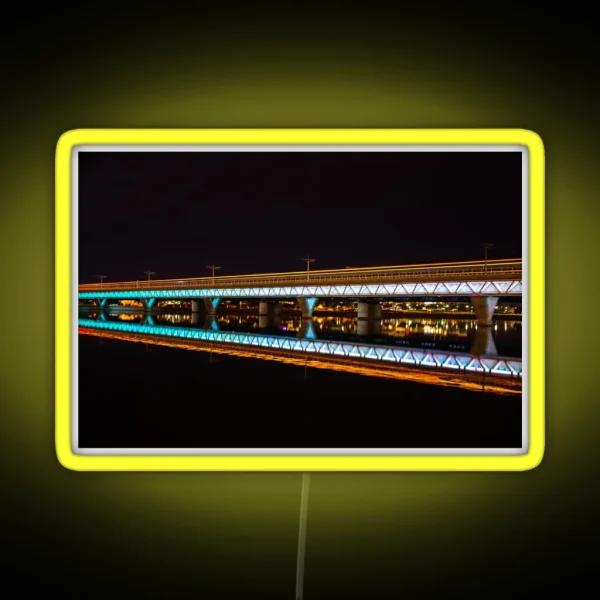 Light Rail Trail RGB Neon Sign