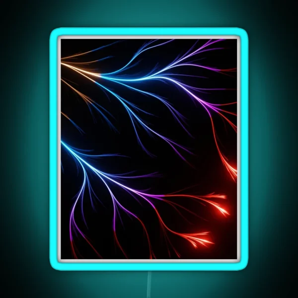 Light Rays RGB Neon Sign