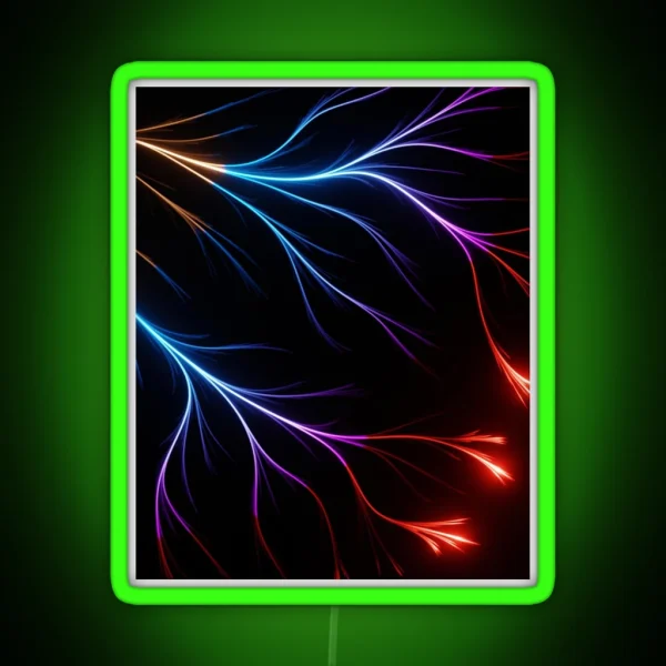 Light Rays RGB Neon Sign
