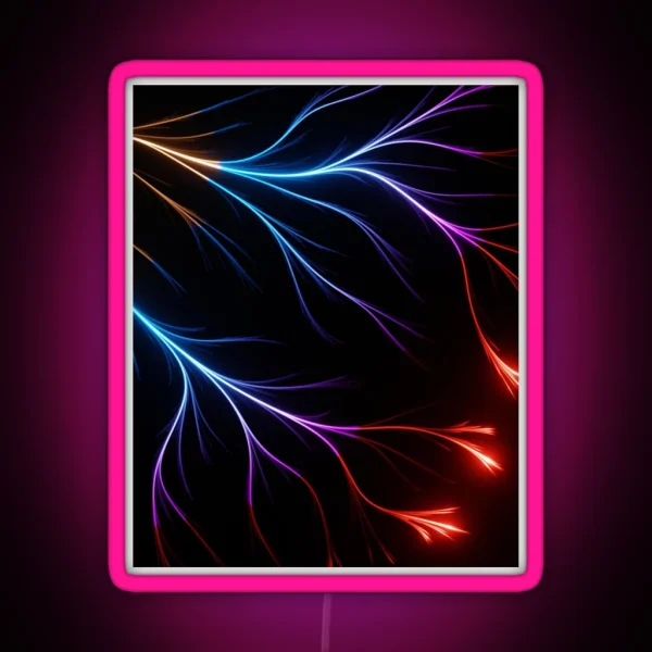 Light Rays RGB Neon Sign