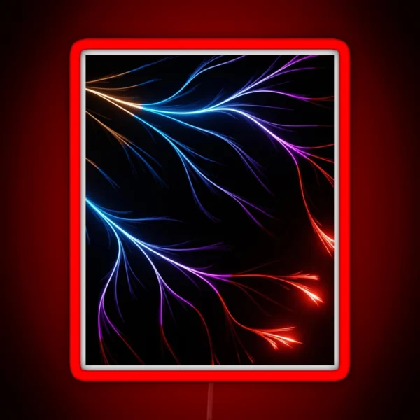 Light Rays RGB Neon Sign
