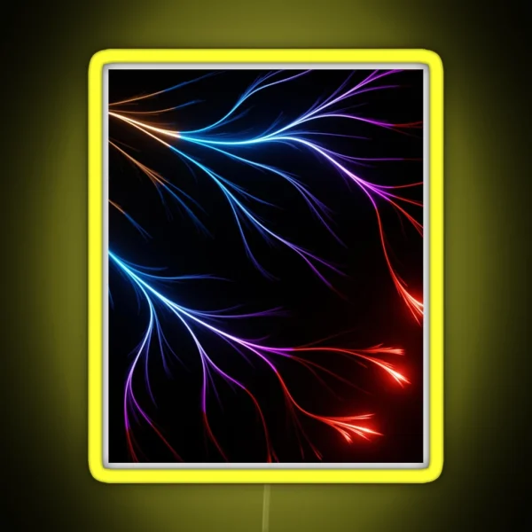 Light Rays RGB Neon Sign