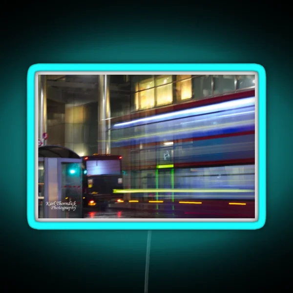LIGHT TRAIL 1 CANARY WHARF RGB Neon Sign