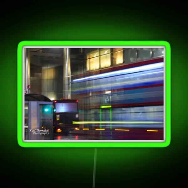 LIGHT TRAIL 1 CANARY WHARF RGB Neon Sign