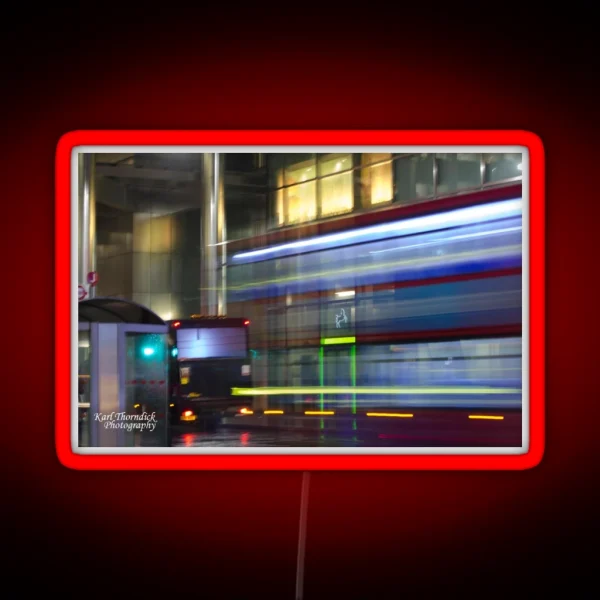 LIGHT TRAIL 1 CANARY WHARF RGB Neon Sign