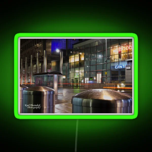 LIGHT TRAIL 2 CANARY WHARF RGB Neon Sign