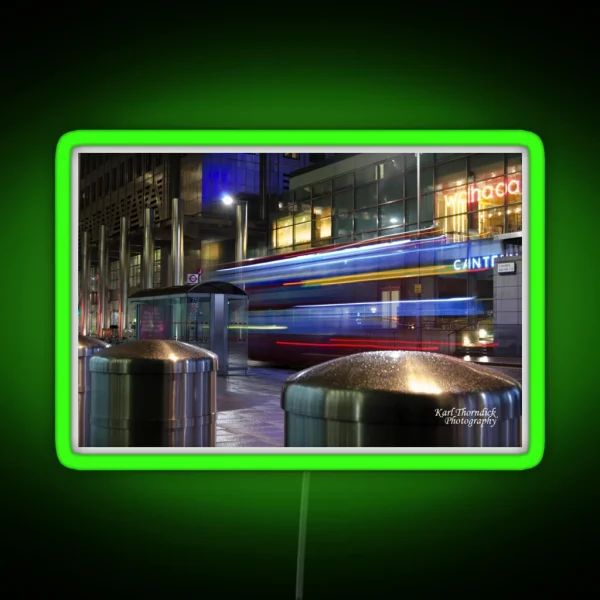 LIGHT TRAIL 3 CANARY WHARF RGB Neon Sign
