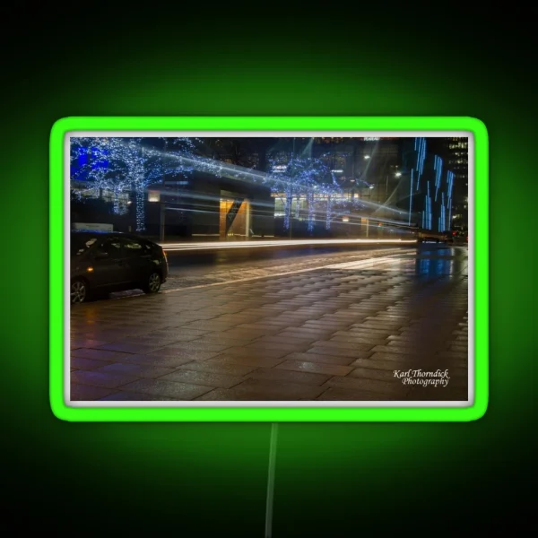 LIGHT TRAIL 5 CANARY WHARF RGB Neon Sign