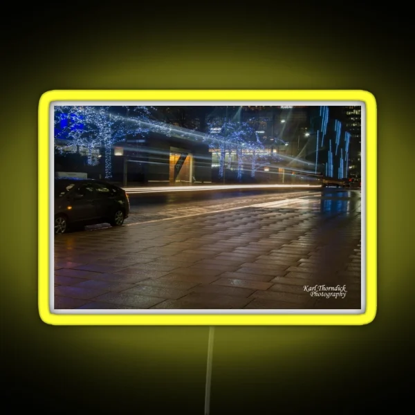 LIGHT TRAIL 5 CANARY WHARF RGB Neon Sign