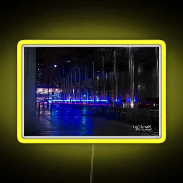 LIGHT TRAIL 6 CANARY WHARF RGB Neon Sign