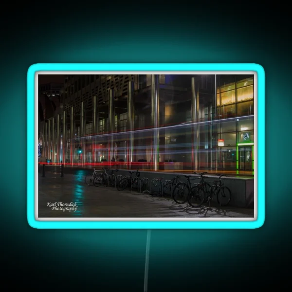 LIGHT TRAIL 8 CANARY WHARF RGB Neon Sign