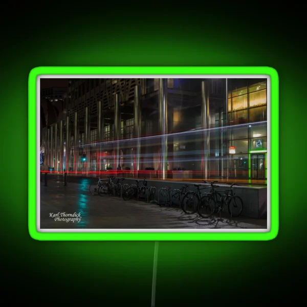 LIGHT TRAIL 8 CANARY WHARF RGB Neon Sign
