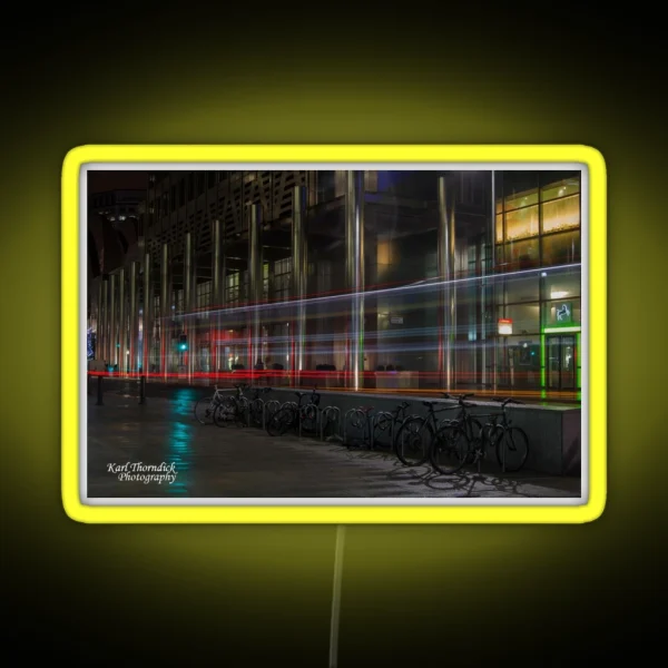 LIGHT TRAIL 8 CANARY WHARF RGB Neon Sign