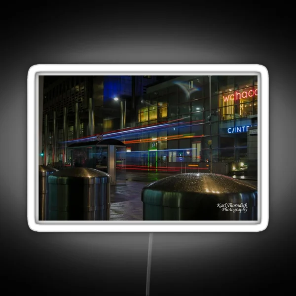 LIGHT TRAIL 9 CANARY WHARF RGB Neon Sign
