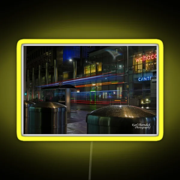LIGHT TRAIL 9 CANARY WHARF RGB Neon Sign