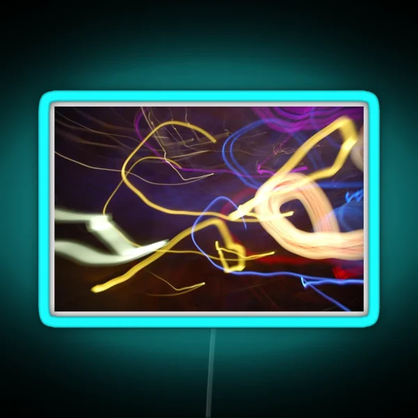 LIGHT TRAIL EXIT RGB Neon Sign