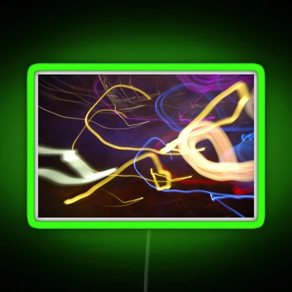 LIGHT TRAIL EXIT RGB Neon Sign