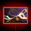 Modern LED lighting for indoor spaces with vibrant color display