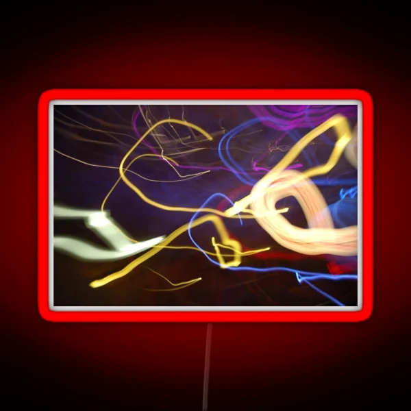 LIGHT TRAIL EXIT RGB Neon Sign