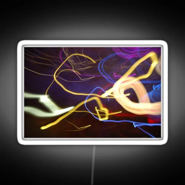 LIGHT TRAIL EXIT RGB Neon Sign