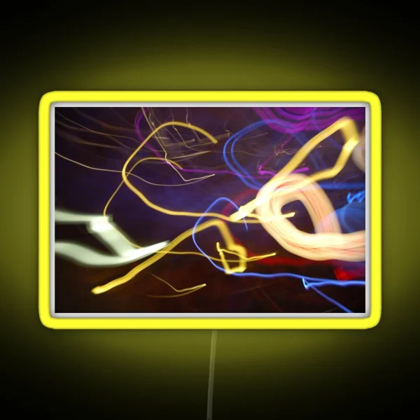 LIGHT TRAIL EXIT RGB Neon Sign