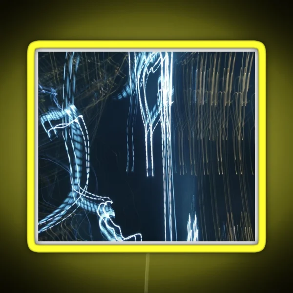 Light Trail In The Night Sky RGB Neon Sign